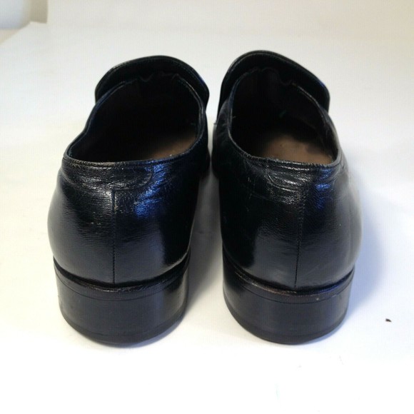 Vintage Florsheim Imperial Men\'s Black Dress Shoes 8.5 D Tassel Loafers 766502
